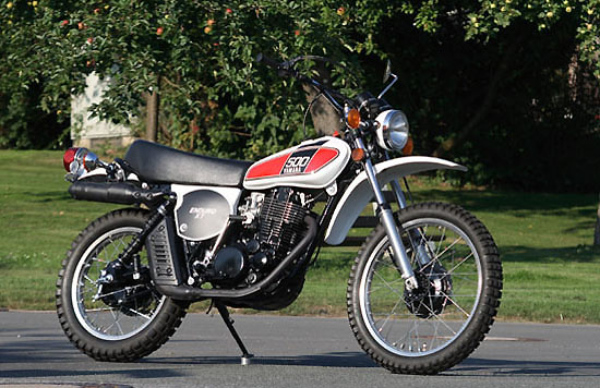 Yamaha XT500 Enduro von 1975 